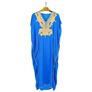 Moroccan Kimono - Ocean Blue
